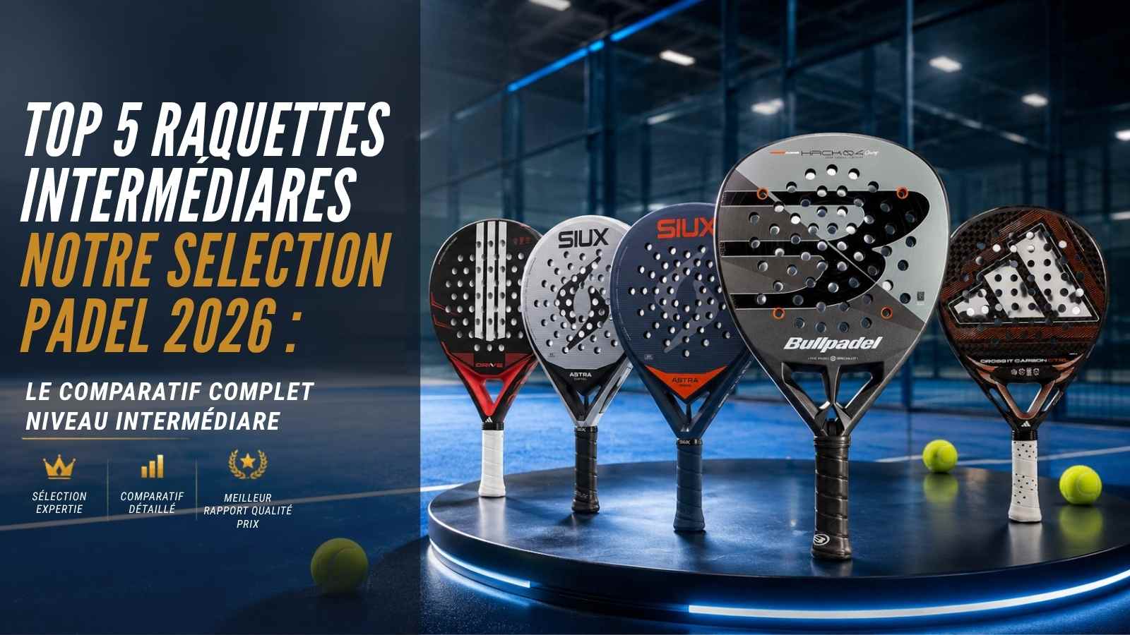 Raquette padel intermédiaire : laquelle choisir en 2026 ?