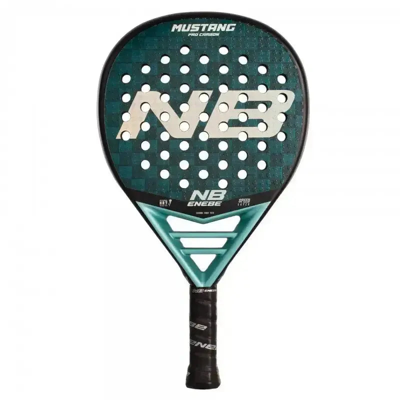 Raquette de padel Enebe Mustang Pro Carbon verte, collection de raquettes Enebe