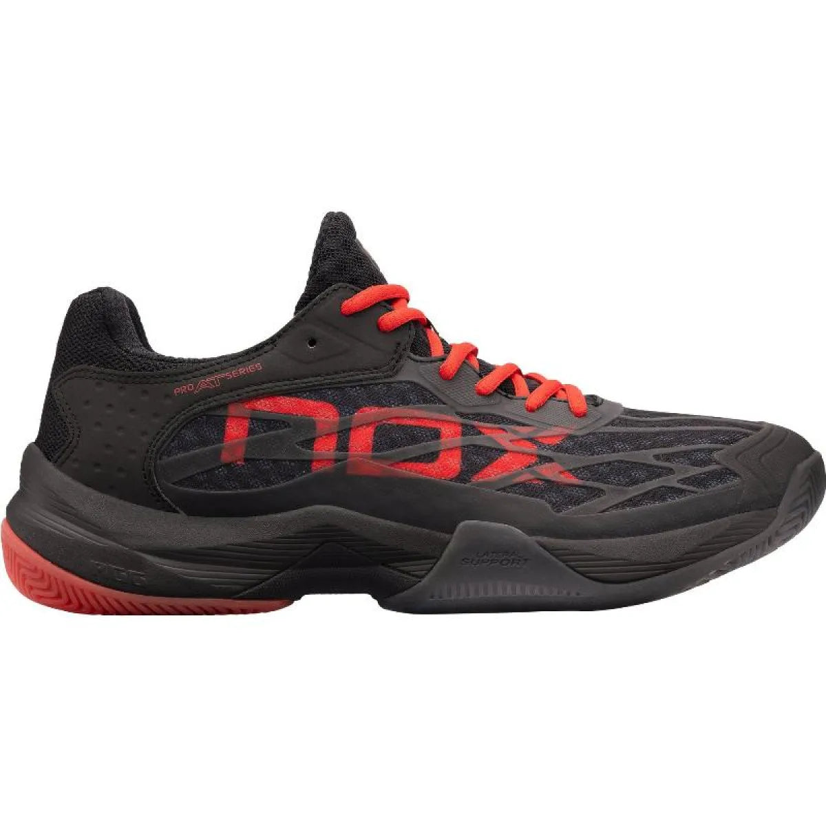 Chaussures padel Nox At10 Lux noir rouge — vue de face