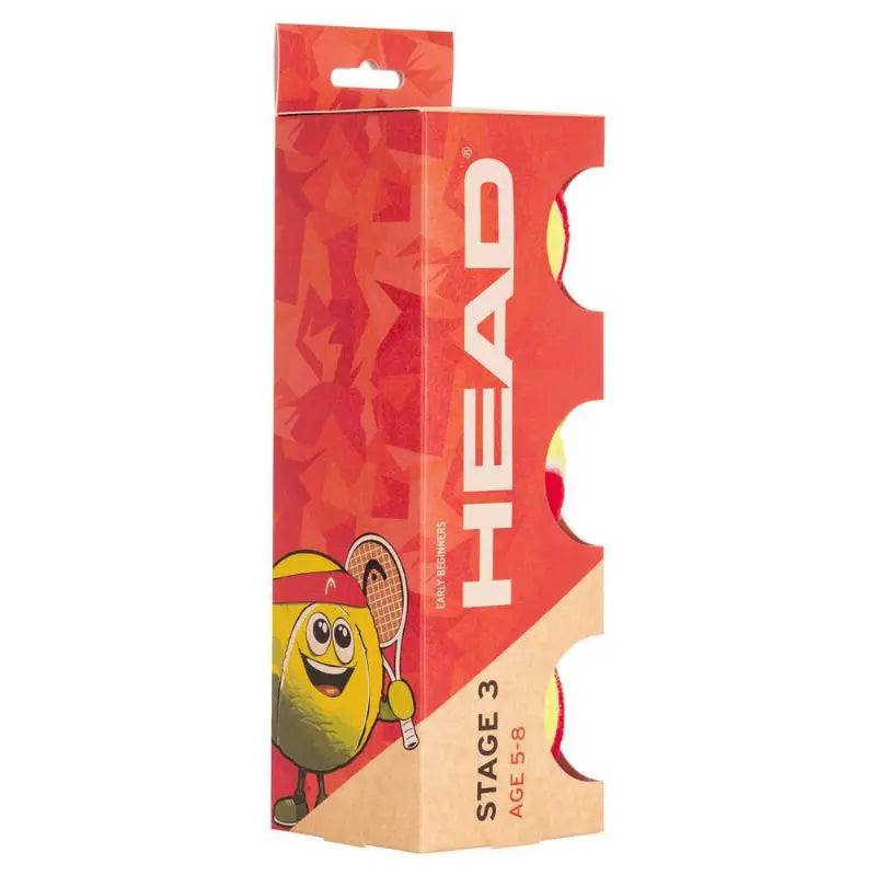 Tube de 3 balles Head Stage 3 Rouge