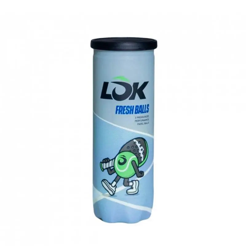 Tube de 3 balles de padel Lok Fresh LOK