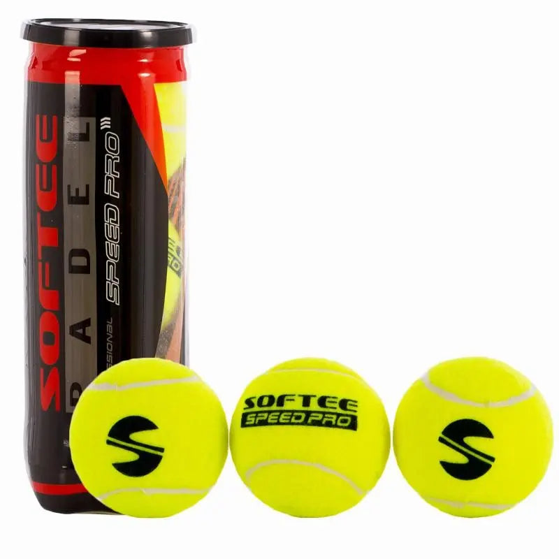 Tube de 3 balles de padel Softee Speed Pro Softee