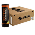 Carton de 72 balles de padel – 24 tubes de 3 balles – Softee Euclides Softee