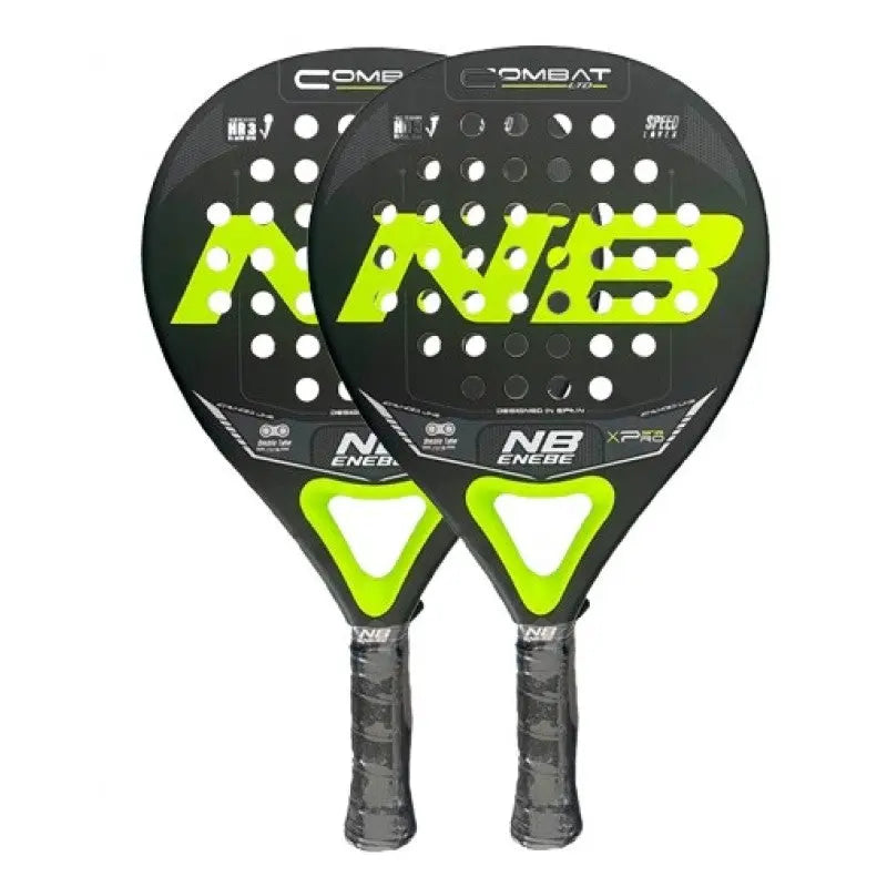 Pack raquettes de padel Enebe Combat Jaune x2