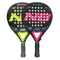 Pack padel Enebe Combat jaune et rose (2 raquettes)