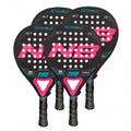 Pack raquettes de padel Enebe Combat Rose x4
