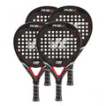 Pack raquettes de padel Enebe RS 8.1 Argent x4