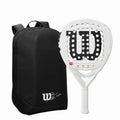 Pack padel raquette Wilson Bela LS V3 avec sac à dos Wilson Bela DNA Super Tour Noir