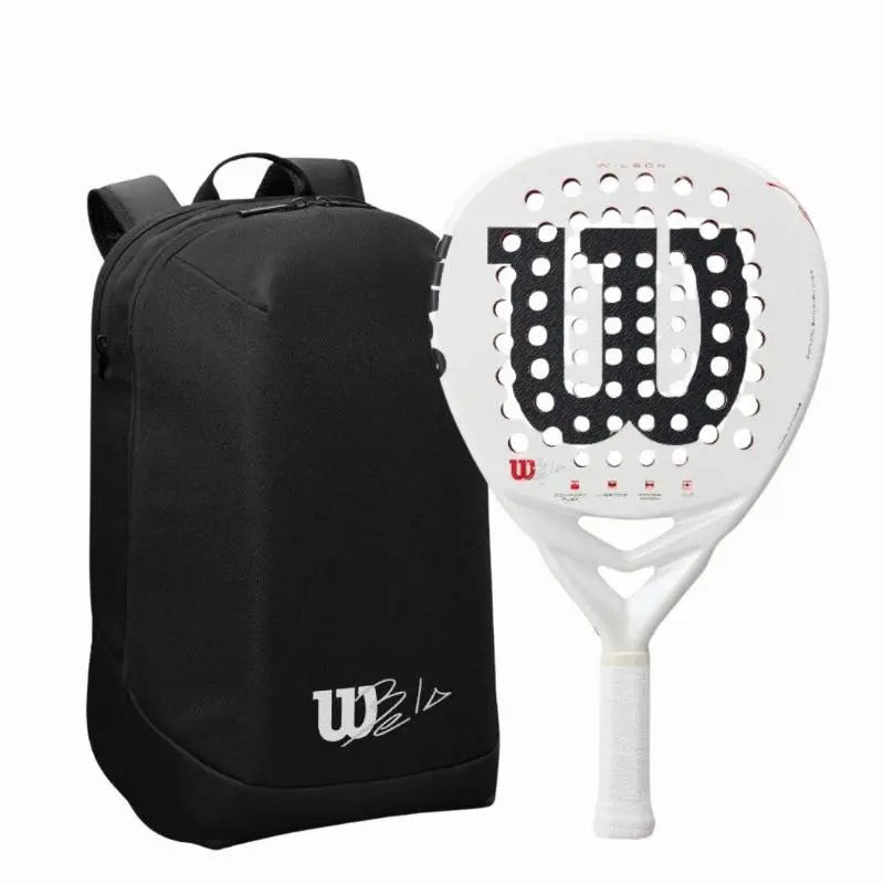 Pack padel raquette Wilson Bela LS V3 avec sac à dos Wilson Bela DNA Super Tour Noir