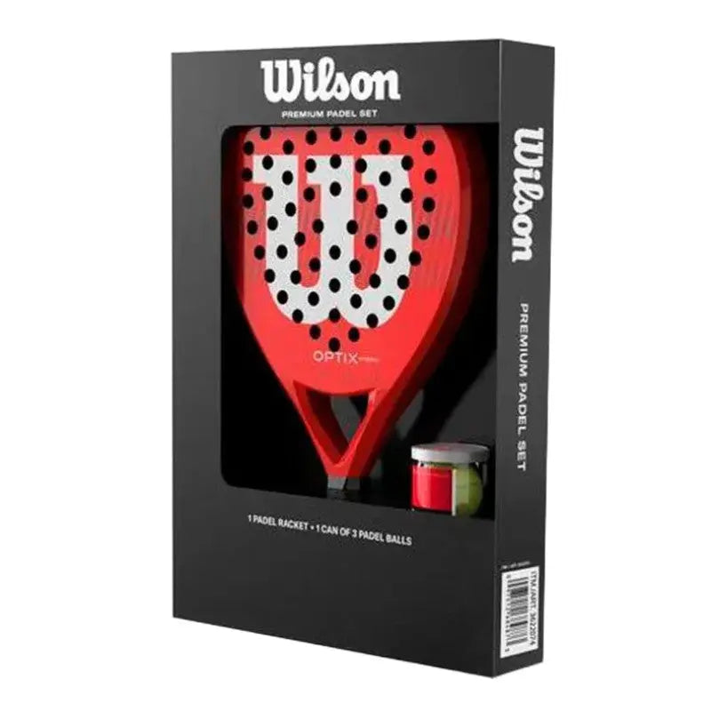 Pack padel Wilson Optix XP Rouge