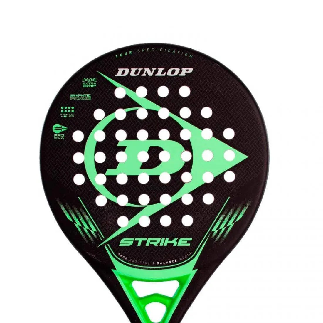 Raquette Dunlop Strike Vert Noir