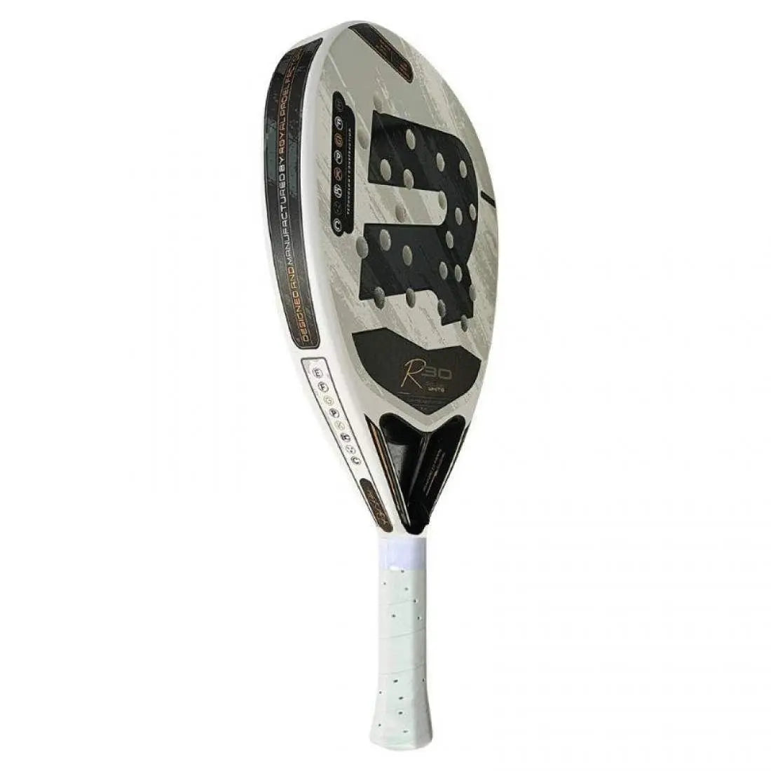 Raquette Royal Padel R30 LTD Blanco Dorado 2025 Royal