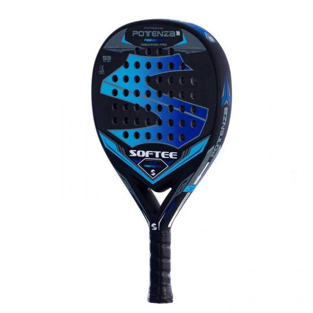 Raquette Softee Potenza Rainbow Bleu 2024