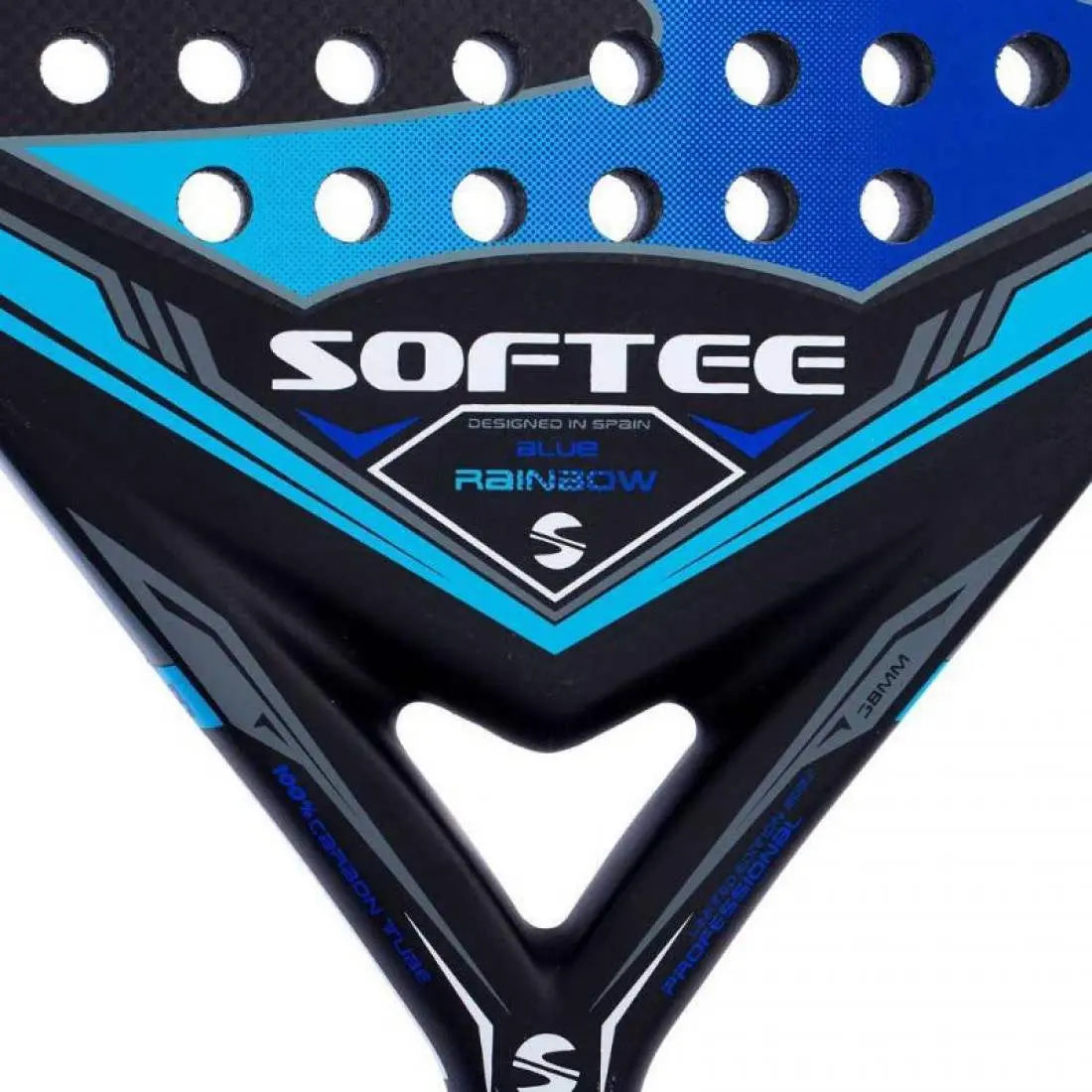Raquette Softee Potenza Rainbow Bleu 2024