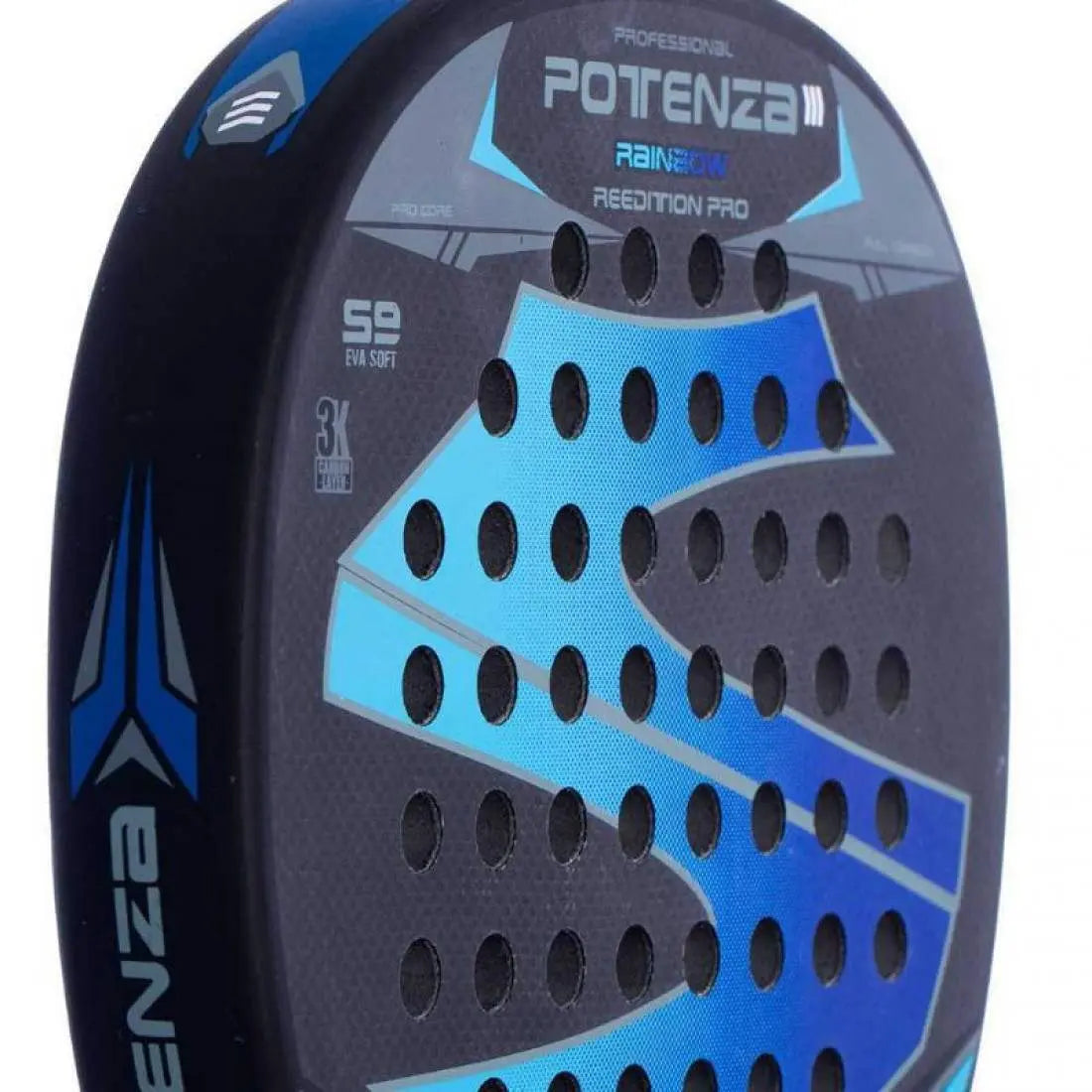 Raquette Softee Potenza Rainbow Bleu 2024