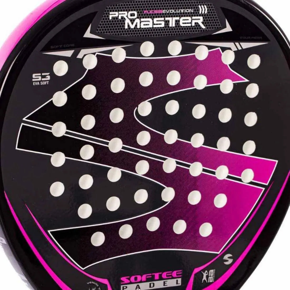 Raquette Softee Pro Master Evolution Fuchsia