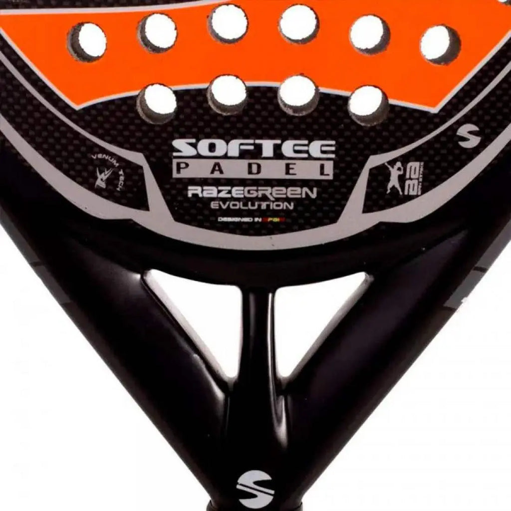 Raquette Softee Raze Evolution Naranja Carbono Softee