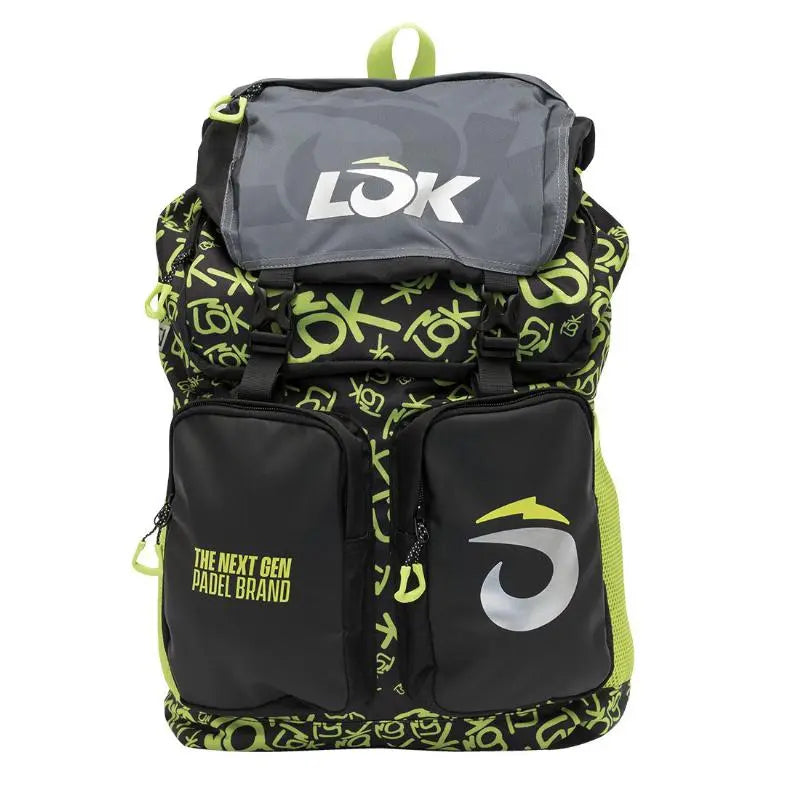 Sac à dos Lok Adventure 2 Noir Vert fluo