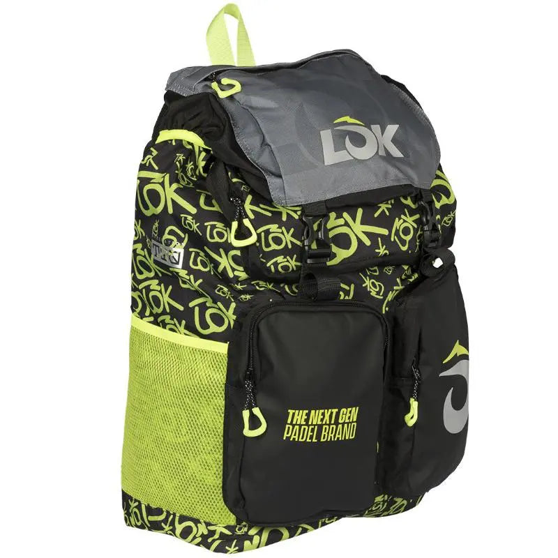 Sac à dos Lok Adventure 2 Noir Vert fluo
