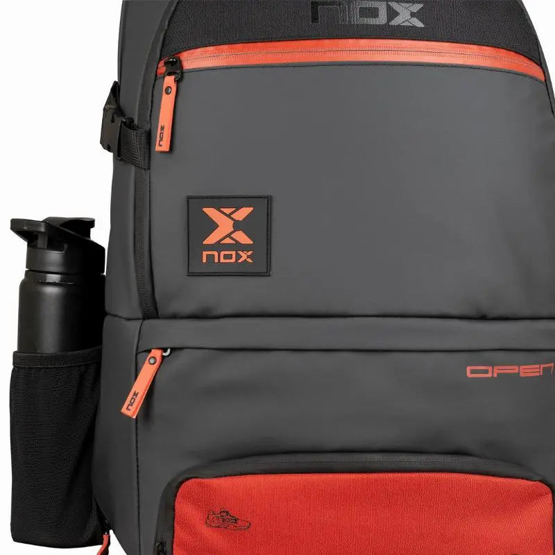 Sac à dos de padel Nox AT10 Luxury Open Series Noir Rouge