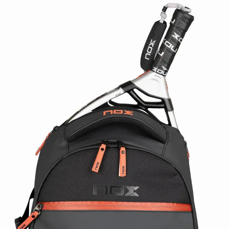 Sac à dos de padel Nox AT10 Luxury Open Series Noir Rouge