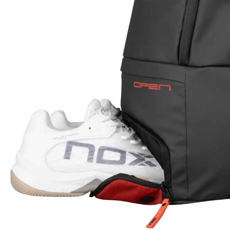 Sac à dos de padel Nox AT10 Luxury Open Series Noir Rouge