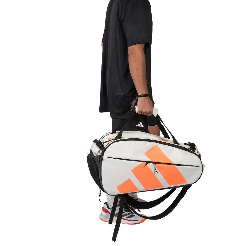 Sac de padel Adidas Multigame 3.5 Blanc Craie Orange Adidas