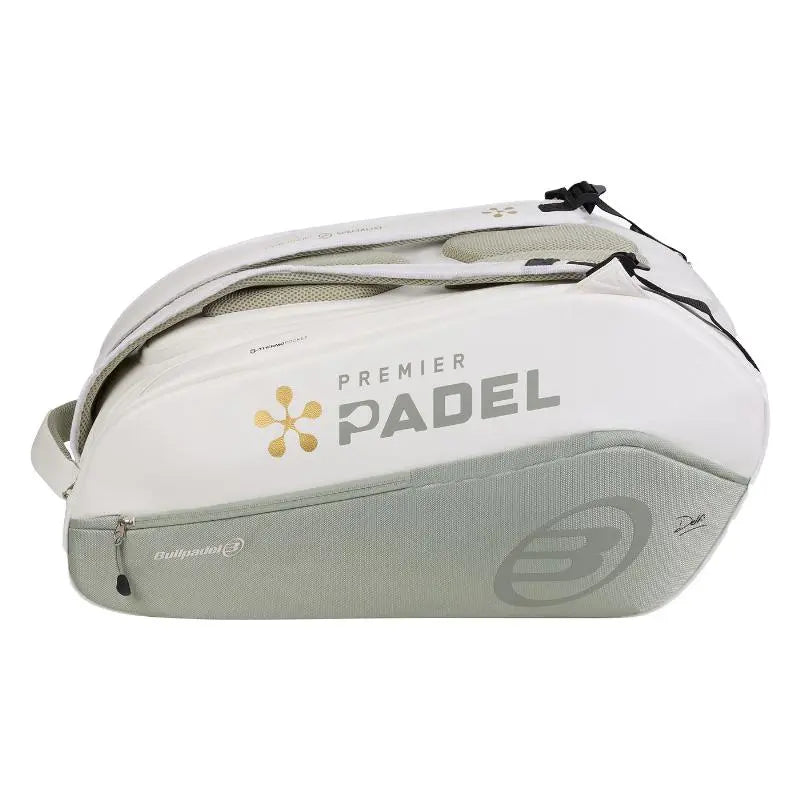 Sac de padel Bullpadel Delfi Brea Premier Padel Vertex W BPP26003 Écru Bullpadel