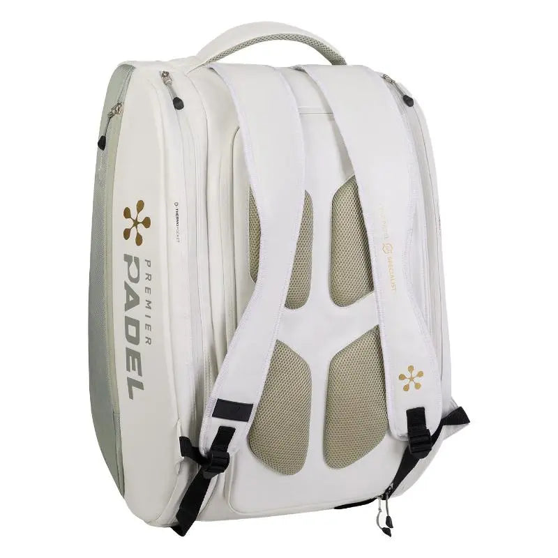 Sac de padel Bullpadel Delfi Brea Premier Padel Vertex W BPP26003 Écru Bullpadel