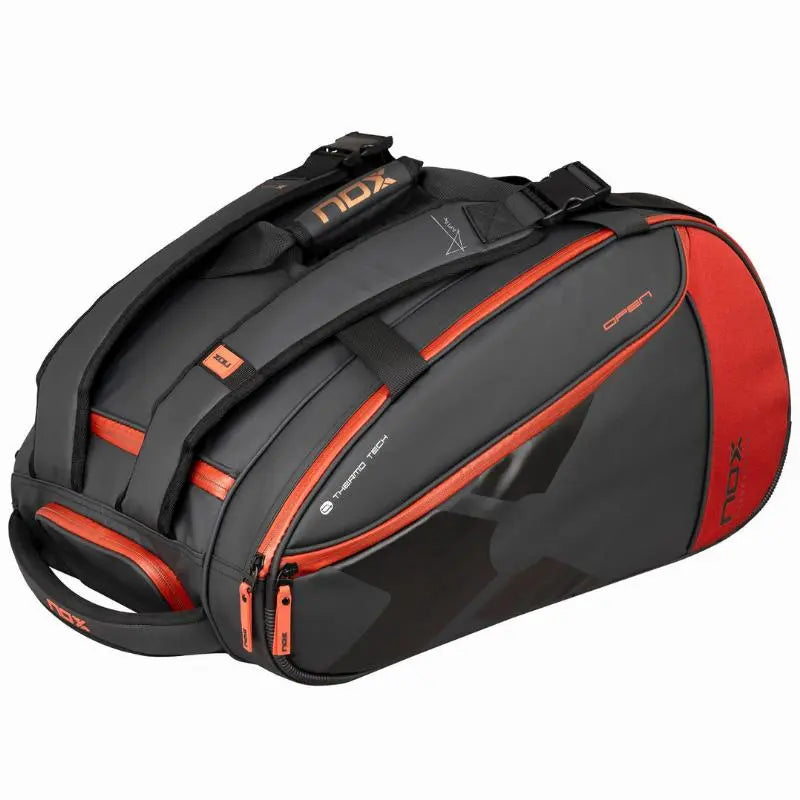 Sac de padel Nox AT10 Luxury Open Series Noir Rouge