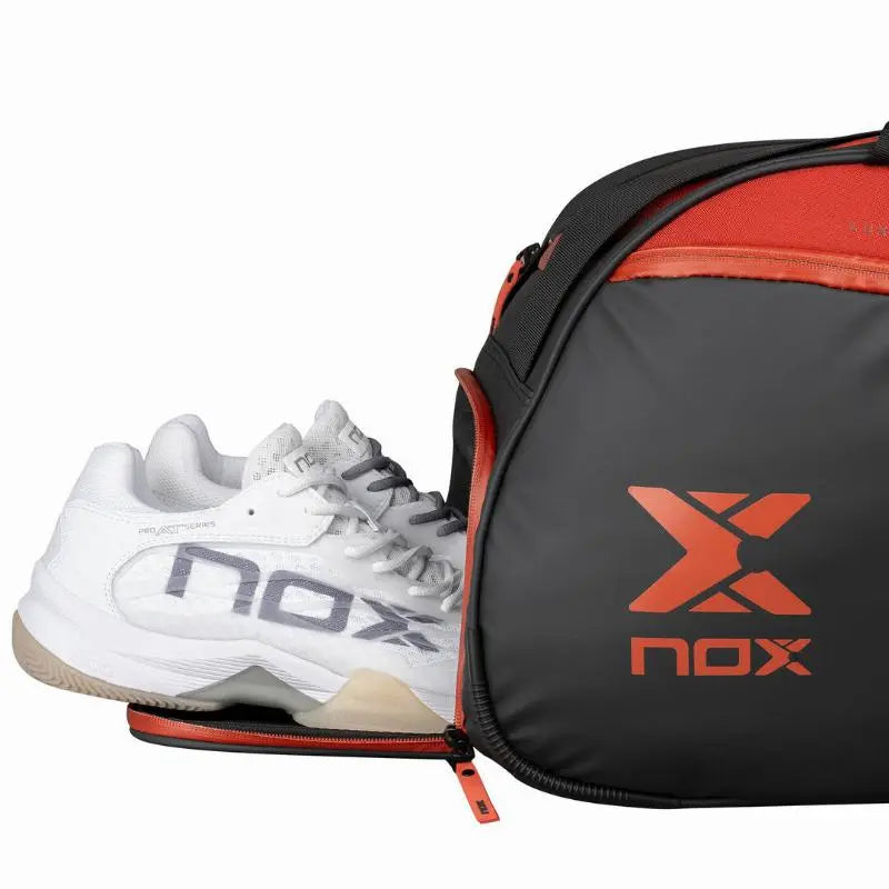 Sac de padel Nox AT10 Luxury Open Series Noir Rouge
