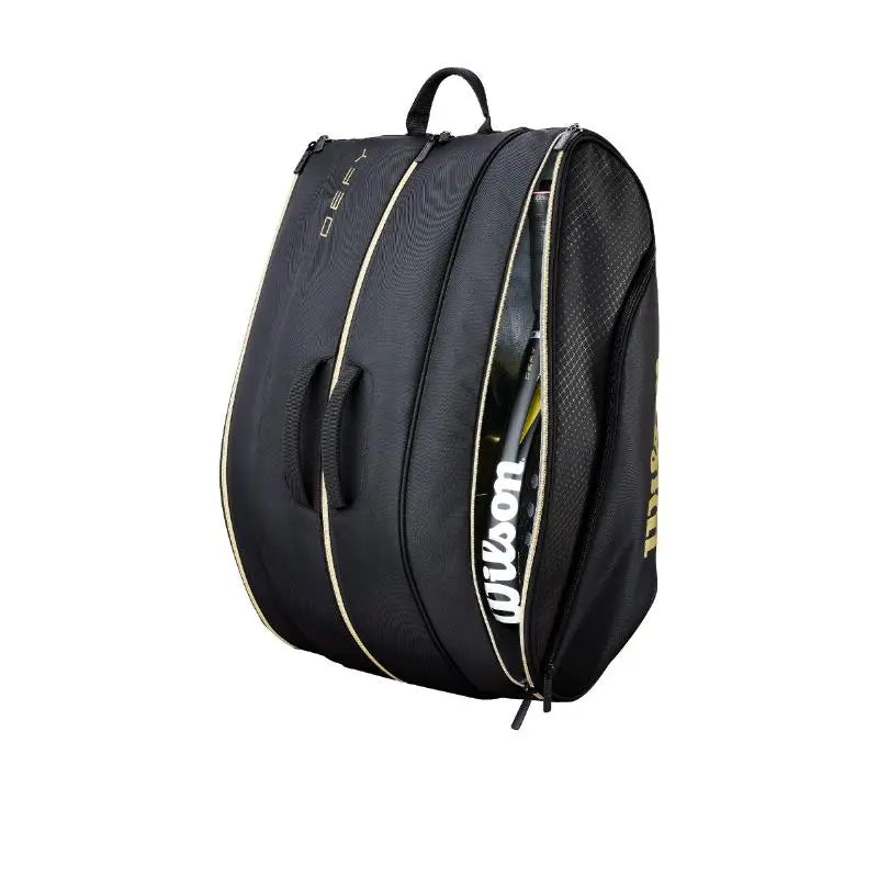 Sac de padel Wilson Defy V1 Noir Doré Wilson