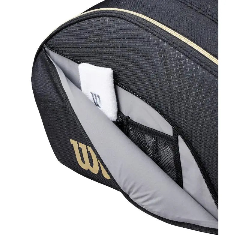 Sac de padel Wilson Defy V1 Noir Doré Wilson