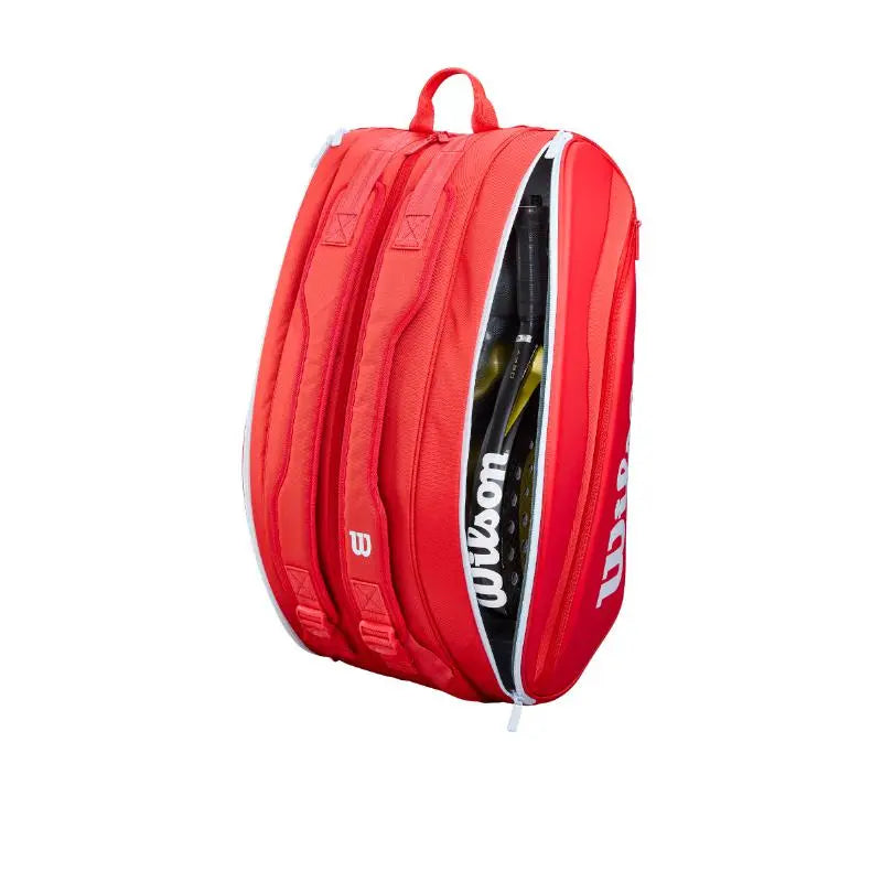Sac de padel Wilson Super Tour Rouge Blanc