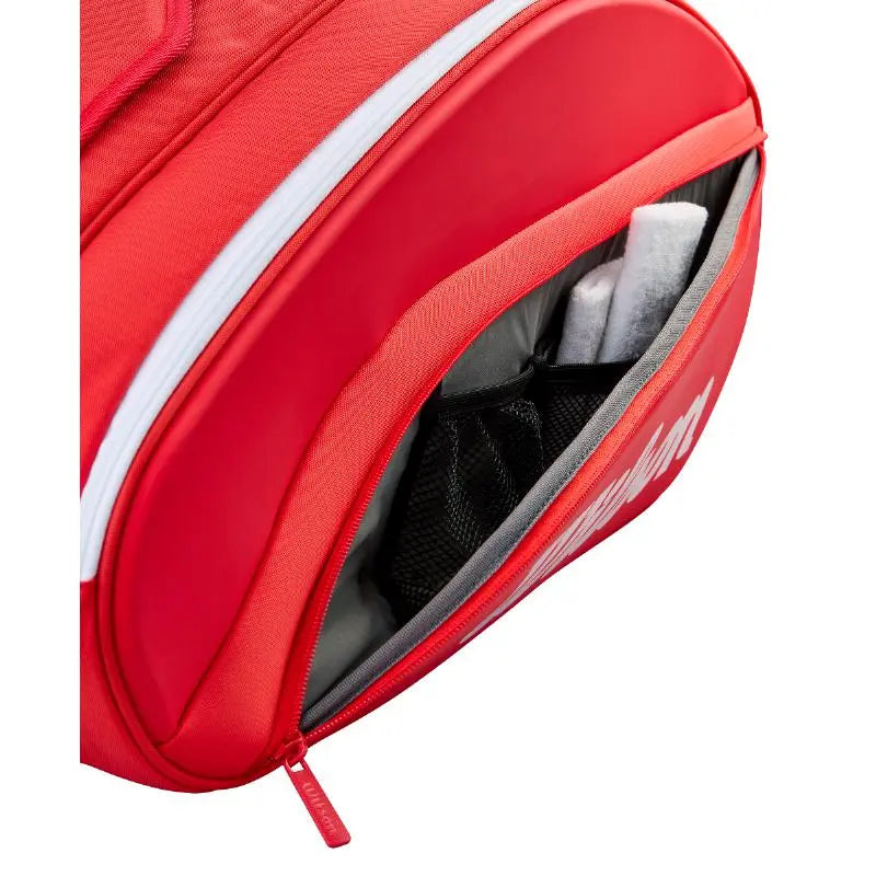 Sac de padel Wilson Super Tour Rouge Blanc