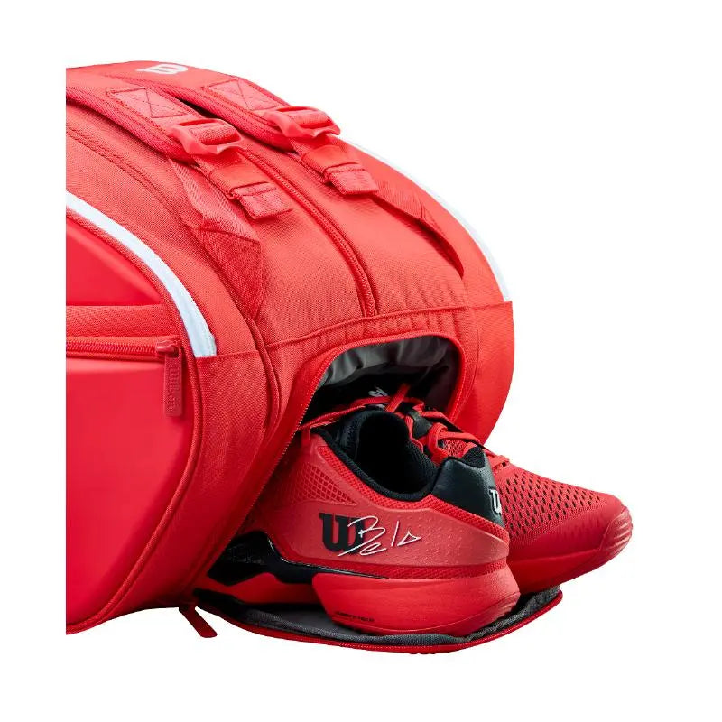 Sac de padel Wilson Super Tour Rouge Blanc