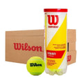 Carton 72 balles - 24 tubes de 3 unités - Wilson Championship Extra Duty — vue de face