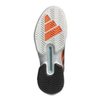 Chaussures padel Adidas Adizero Ubersonic 5 bleu orange — vue de profil