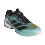 Chaussures padel Adidas Adizero Ubersonic 5 bleu orange — vue détail 1