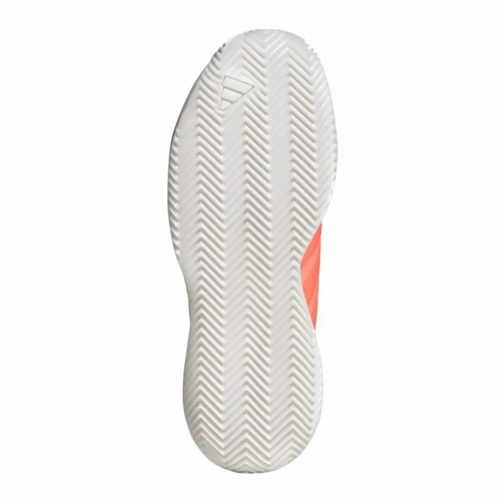 Chaussures padel Adidas AvaFlash orange Mujer — vue de profil