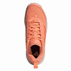 Chaussures padel Adidas AvaFlash orange Mujer — vue en perspective