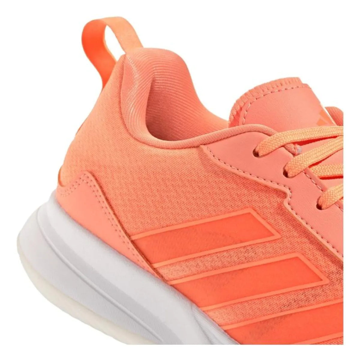 Chaussures padel Adidas AvaFlash orange Mujer — vue de dos