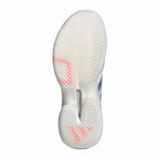 Chaussures padel Adidas Barricade 14 blanc bleu orange Mujer — vue de profil