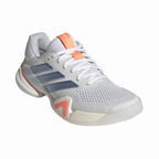 Chaussures padel Adidas Barricade 14 blanc bleu orange Mujer — vue détail 1