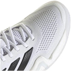 Chaussures padel Adidas Barricade 14 blanc noir — vue en perspective
