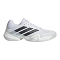 Chaussures padel Adidas Barricade 14 blanc noir — vue de face