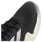 Chaussures padel Adidas Barricade 14 noir argent Mujer — vue en perspective