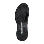 Chaussures padel Adidas Barricade 14 orange noir Aqua — vue de profil