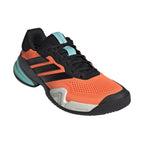 Chaussures padel Adidas Barricade 14 orange noir Aqua — vue détail 1