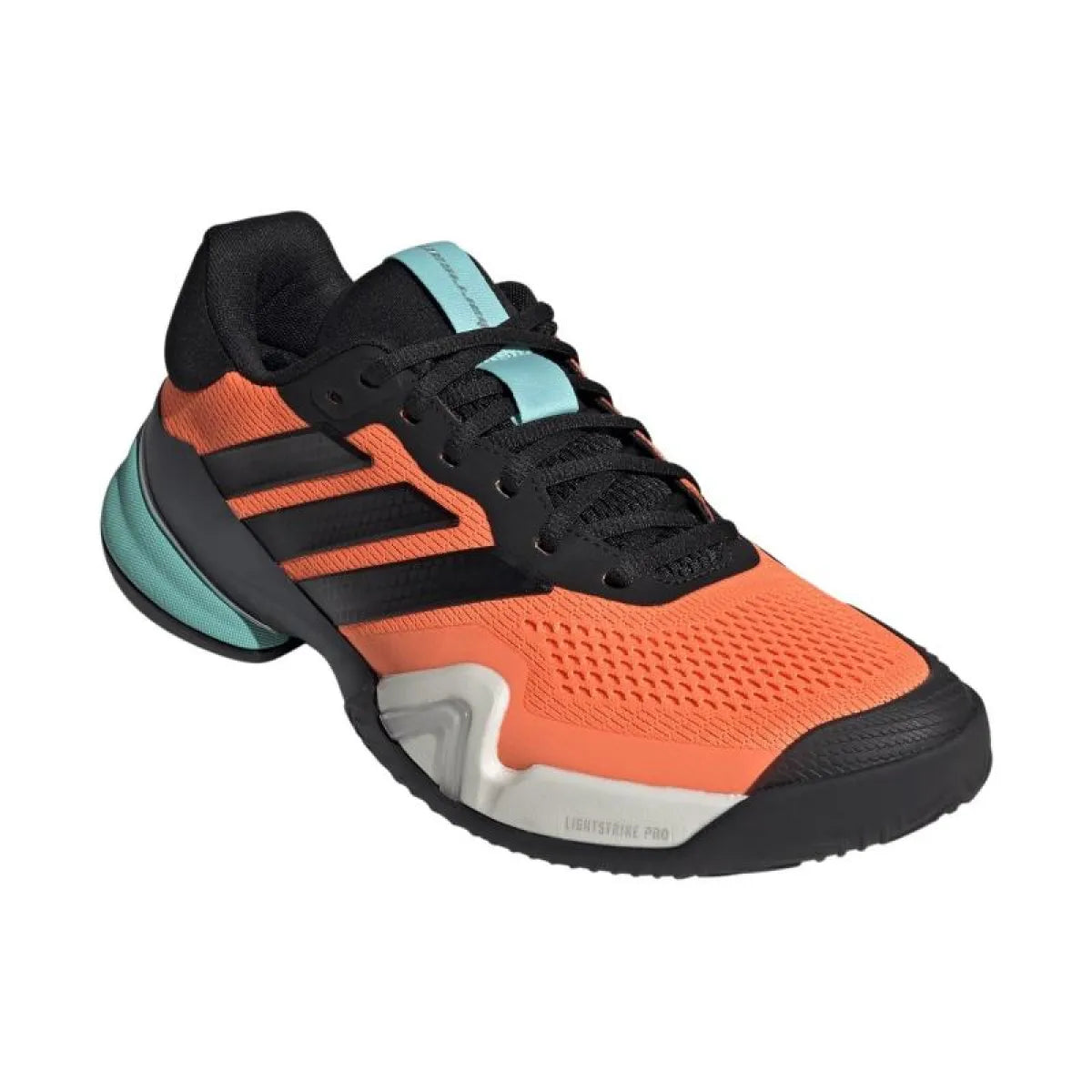 Chaussures padel Adidas Barricade 14 orange noir Aqua — vue détail 1